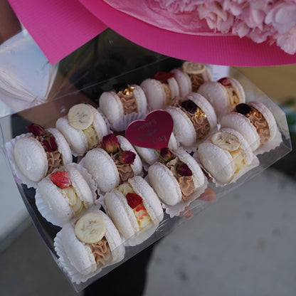 With Love, Mom (Macarons & Bouquet Set)