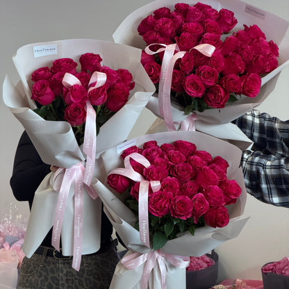 Hot Pink Roses