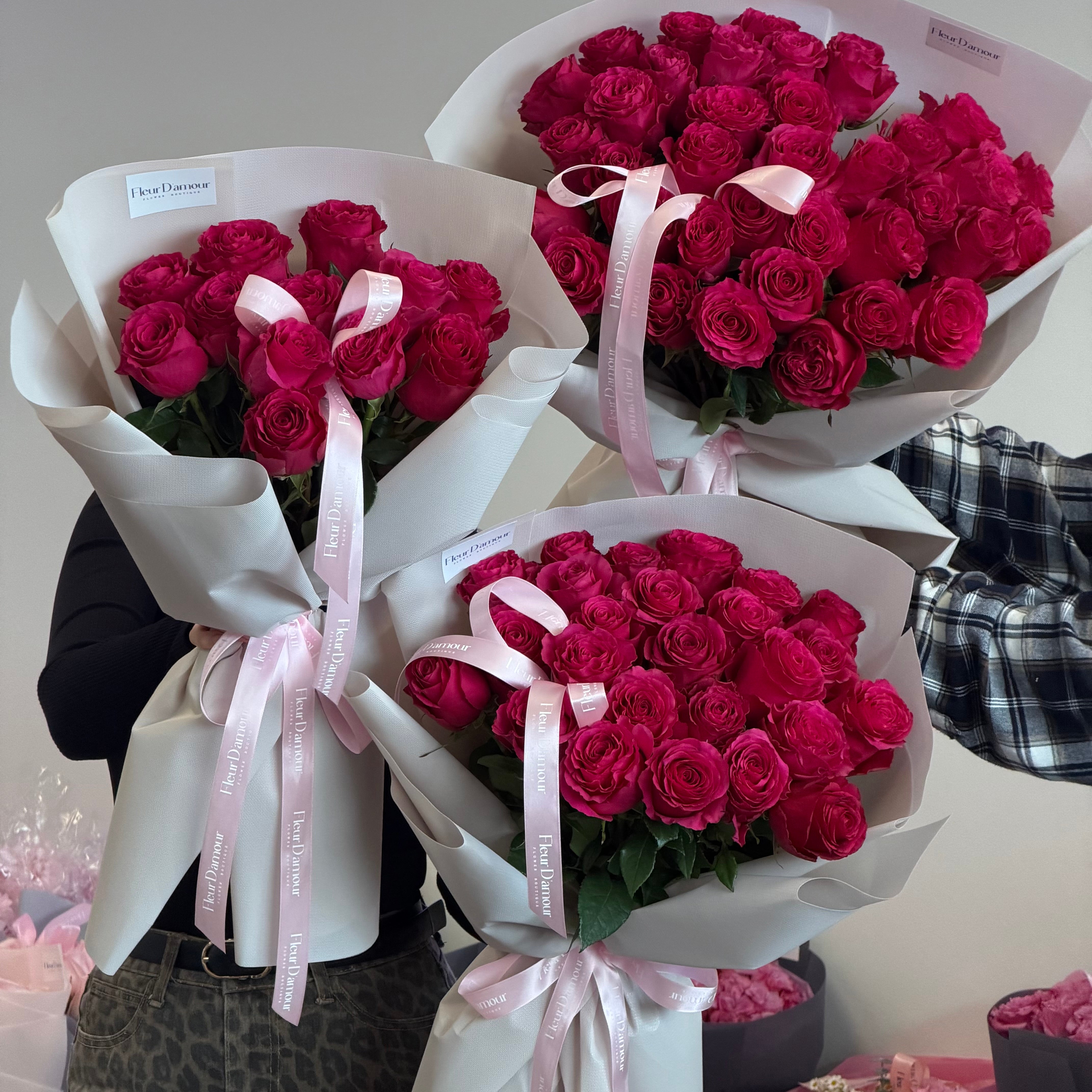 Hot Pink Roses