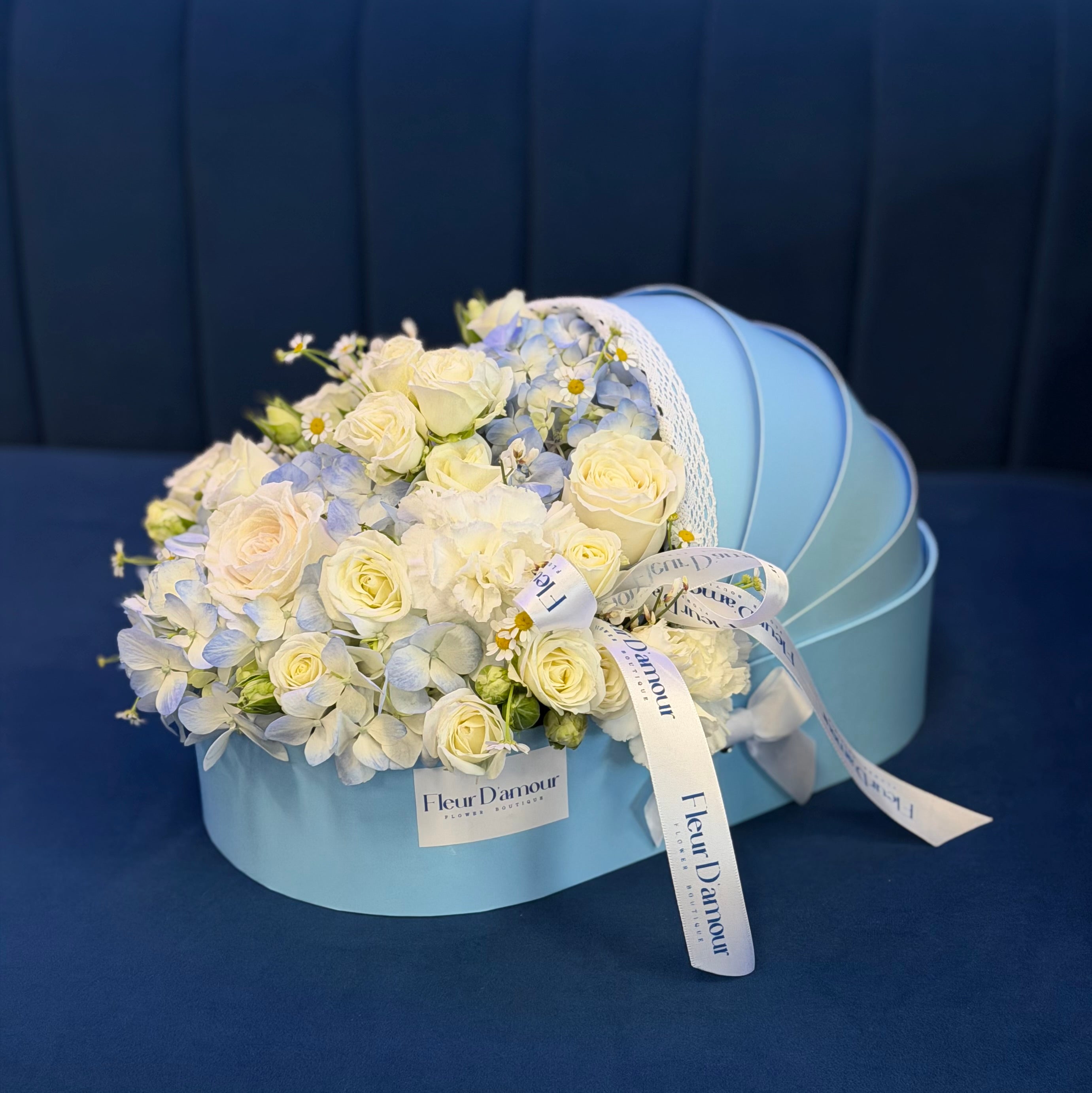 Baby Boy Blooming Bassinet