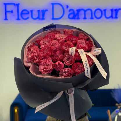 Two Dozen Country Blues Roses