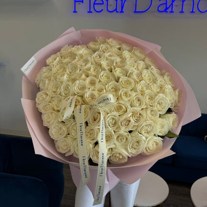 81 White Roses