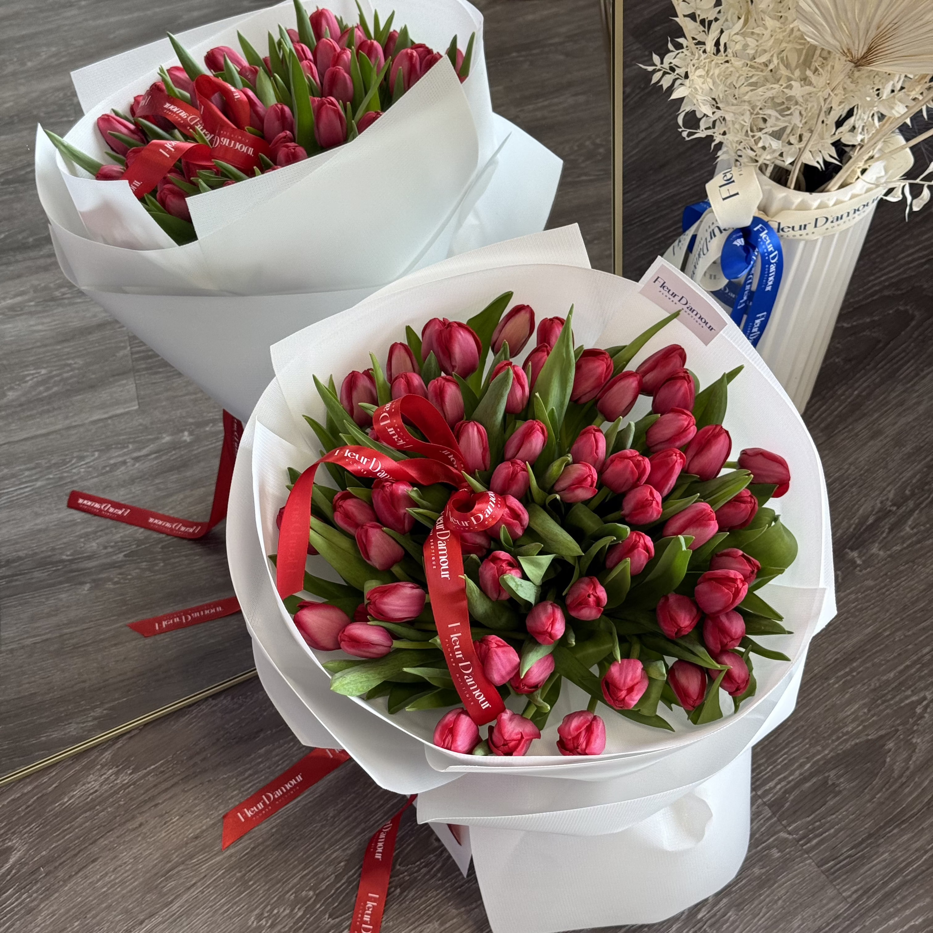 51 Red Tulips