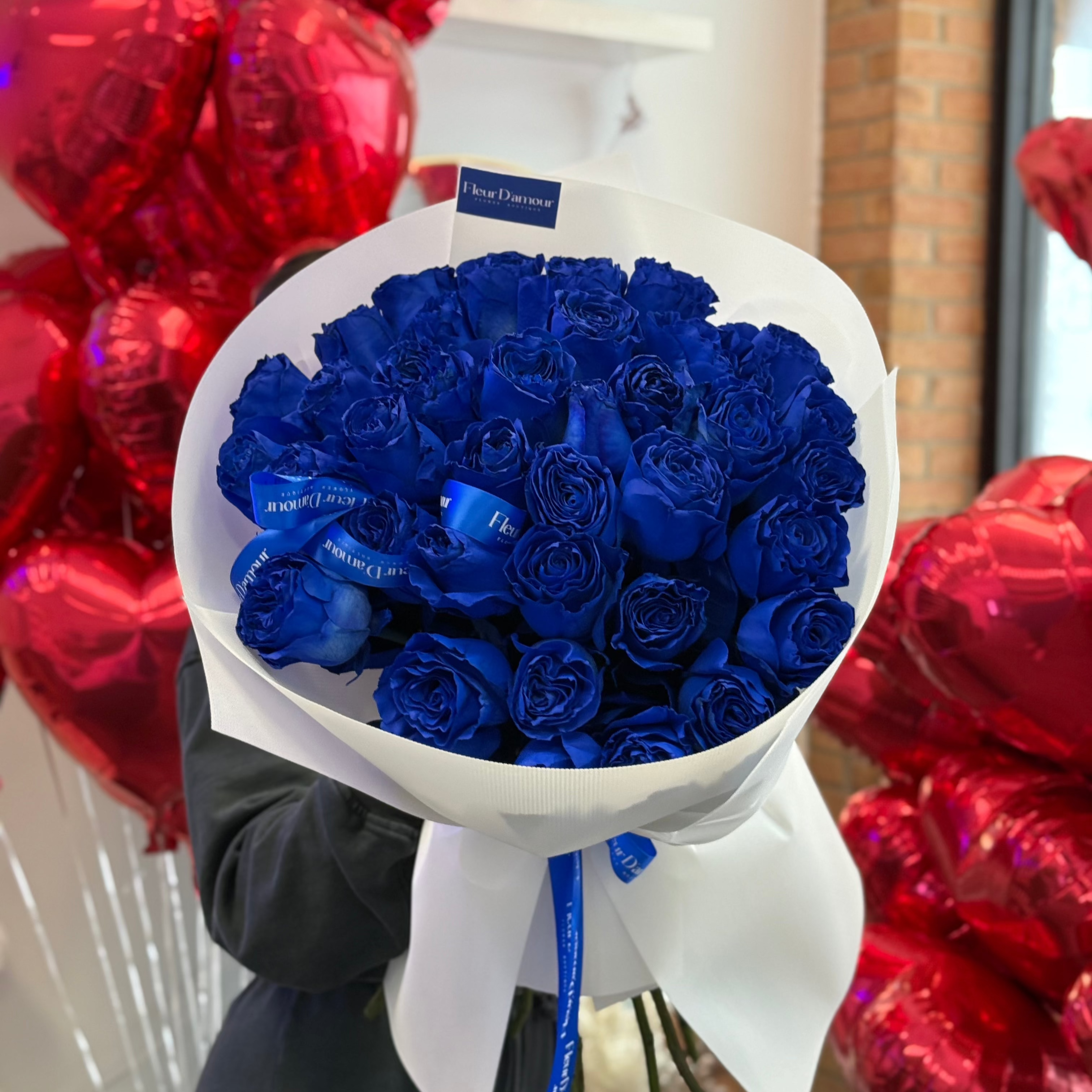 Three Dozen Blue Roses