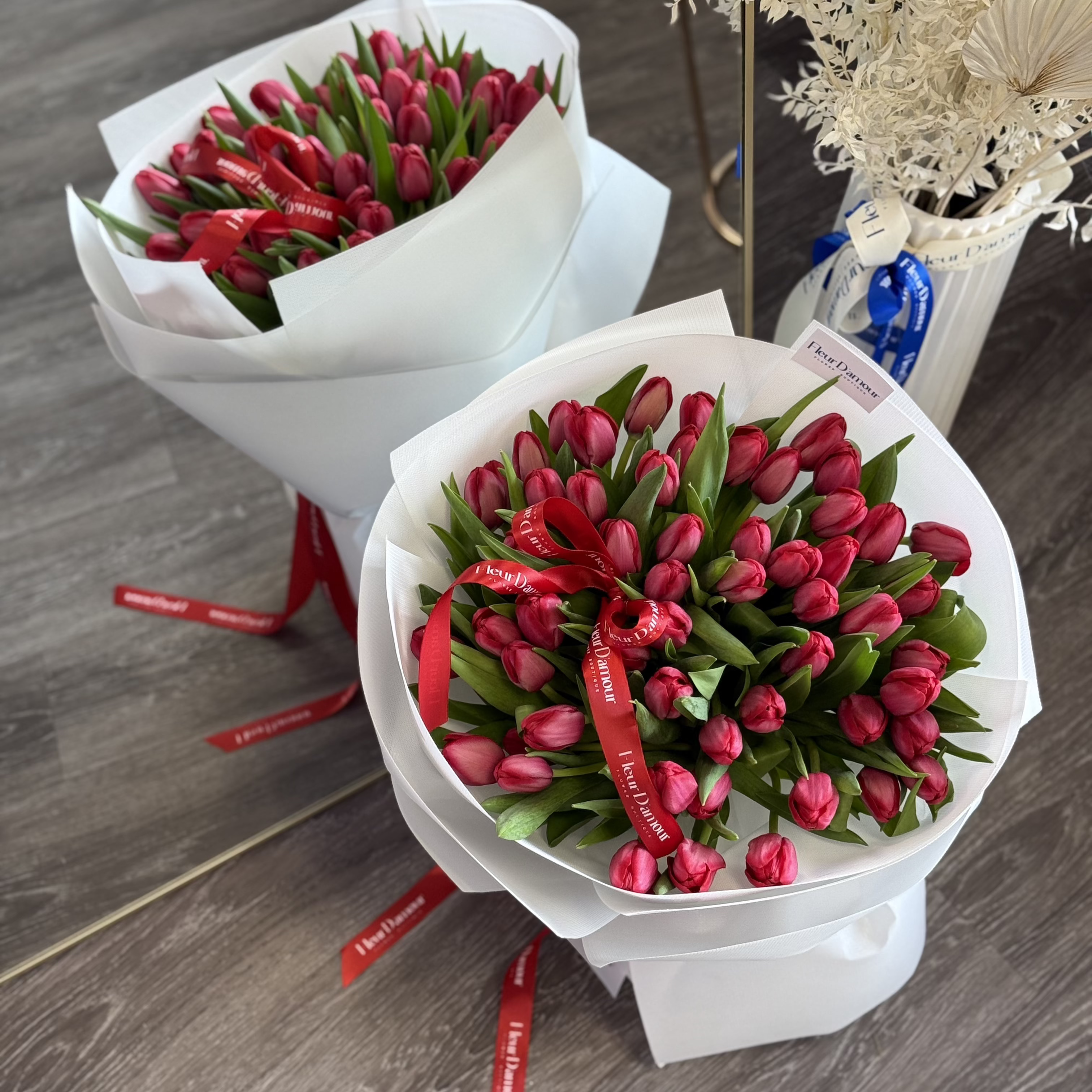 51 Red Tulips